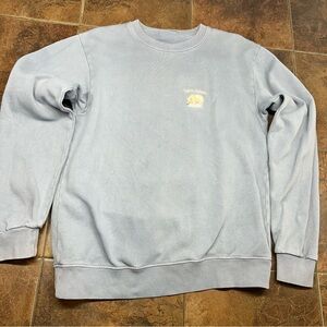 Yukon Canada Polar Bear Soft Blue Crewneck Sweater